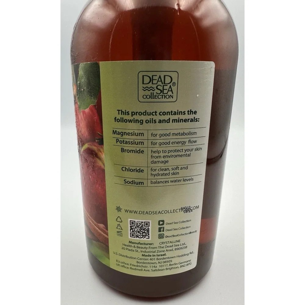 Dead‎ Sea Collection Mineral Body Wash Apple Cinnamon 33.8 oz